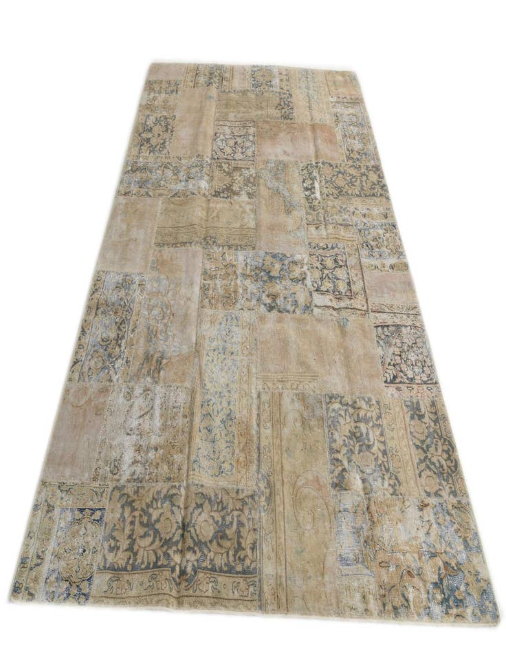 Detail image of 6' 9 x 10' 4  Hand Knotted Ultra Vintage Persian Wool Rug