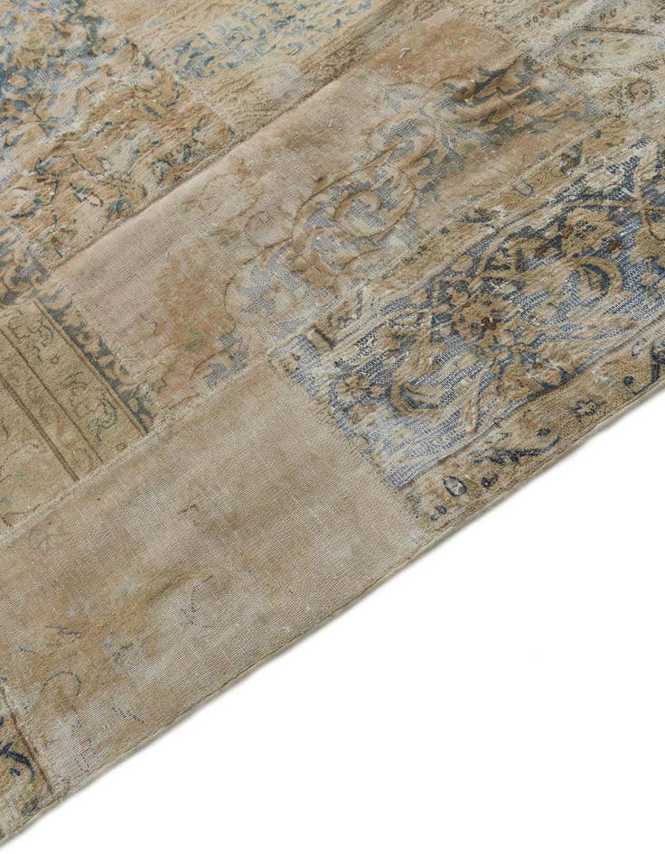 Detail image of 6' 9 x 10' 4  Hand Knotted Ultra Vintage Persian Wool Rug