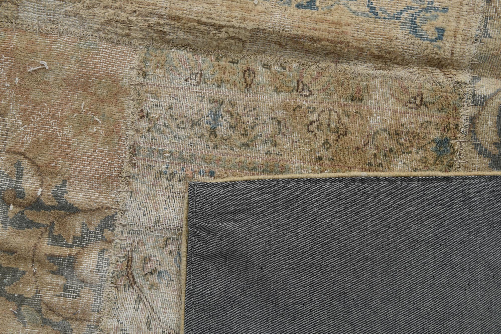 6' 9 x 10' 4 Hand Knotted Ultra Vintage Persian Wool Rug