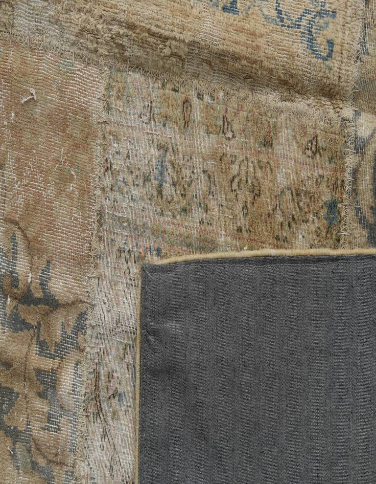 Detail image of 6' 9 x 10' 4  Hand Knotted Ultra Vintage Persian Wool Rug