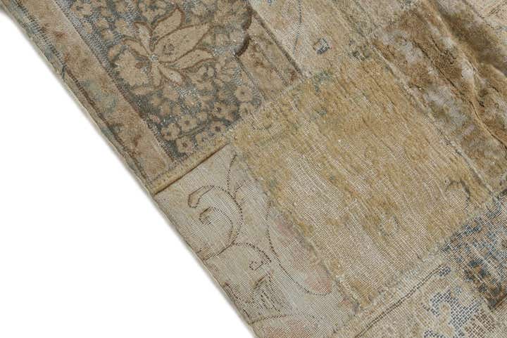 6' 9 x 10' Hand Knotted Ultra Vintage Persian Wool Rug