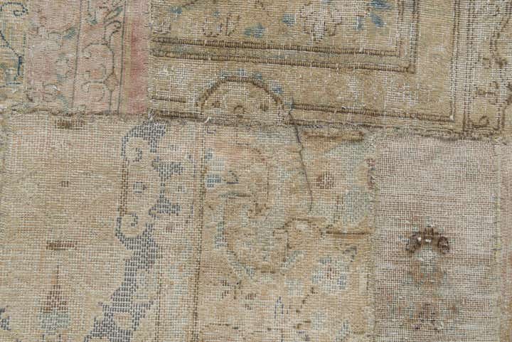 6' 9 x 10' Hand Knotted Ultra Vintage Persian Wool Rug