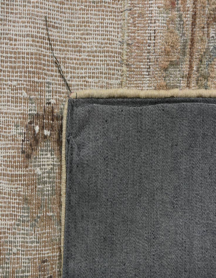 Detail image of 6' 9 x 10'  Hand Knotted Ultra Vintage Persian Wool Rug