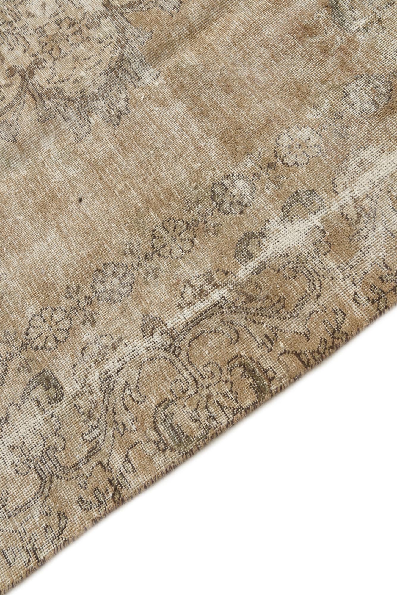 7' 4 x 11' 2 Hand Knotted Ultra Vintage Persian Wool Rug