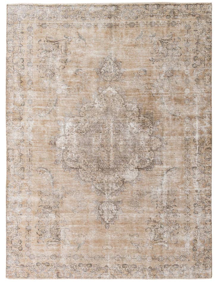 Detail image of 7' 4 x 11' 2 Hand Knotted Ultra Vintage Persian Wool Rug