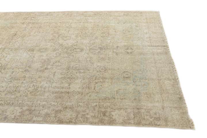 6' 3 x 8' 10 Hand Knotted Ultra Vintage Persian Wool Rug