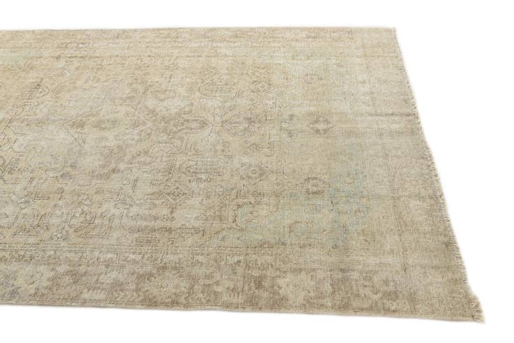 Detail image of 6' 3 x 8' 10 Hand Knotted Ultra Vintage Persian Wool Rug