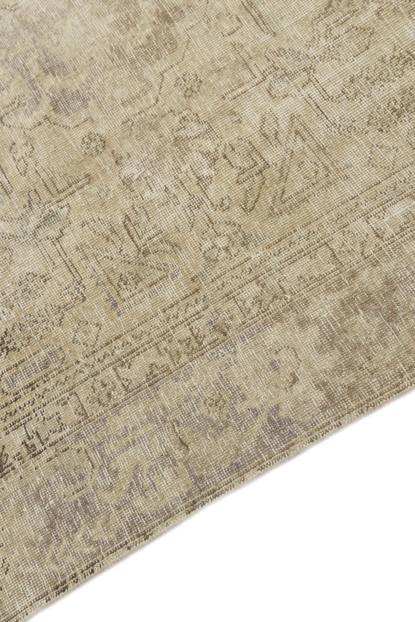 6' 3 x 8' 10 Hand Knotted Ultra Vintage Persian Wool Rug