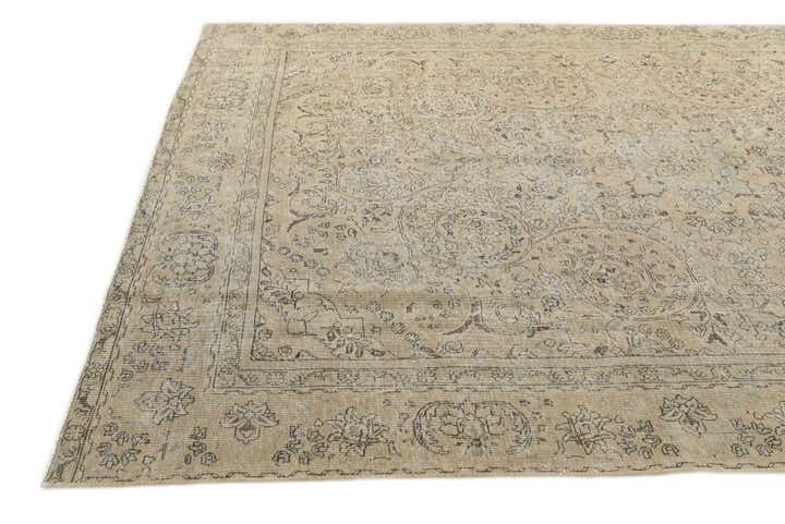 7' 10 x 11' 5 Hand Knotted Ultra Vintage Persian Wool Rug