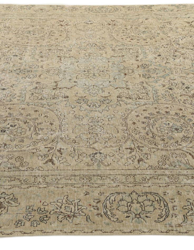 Detail image of 7' 10 x 11' 5  Hand Knotted Ultra Vintage Persian Wool Rug