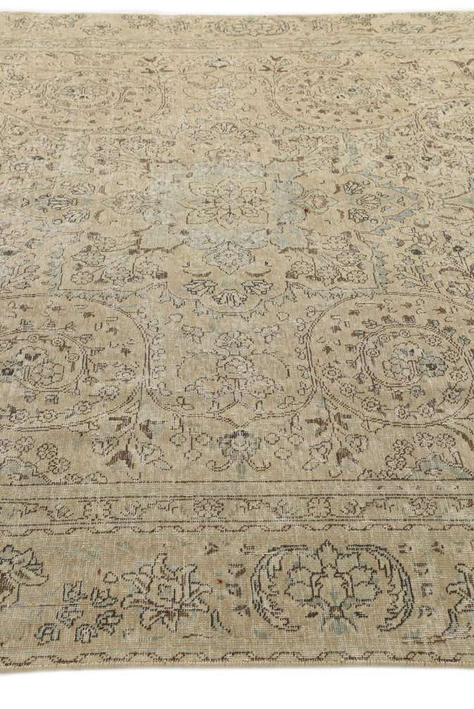 7' 10 x 11' 5 Hand Knotted Ultra Vintage Persian Wool Rug