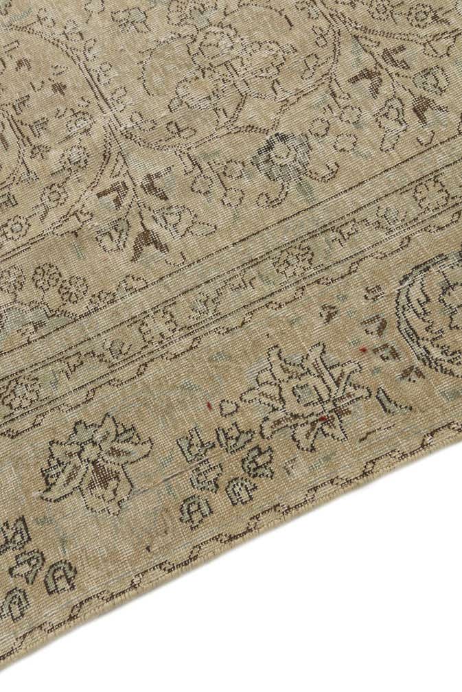 7' 10 x 11' 5 Hand Knotted Ultra Vintage Persian Wool Rug