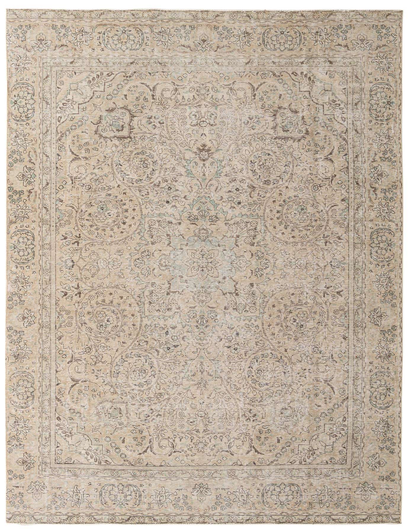 Primary image 7' 10 x 11' 5  Hand Knotted Ultra Vintage Persian Wool Rug