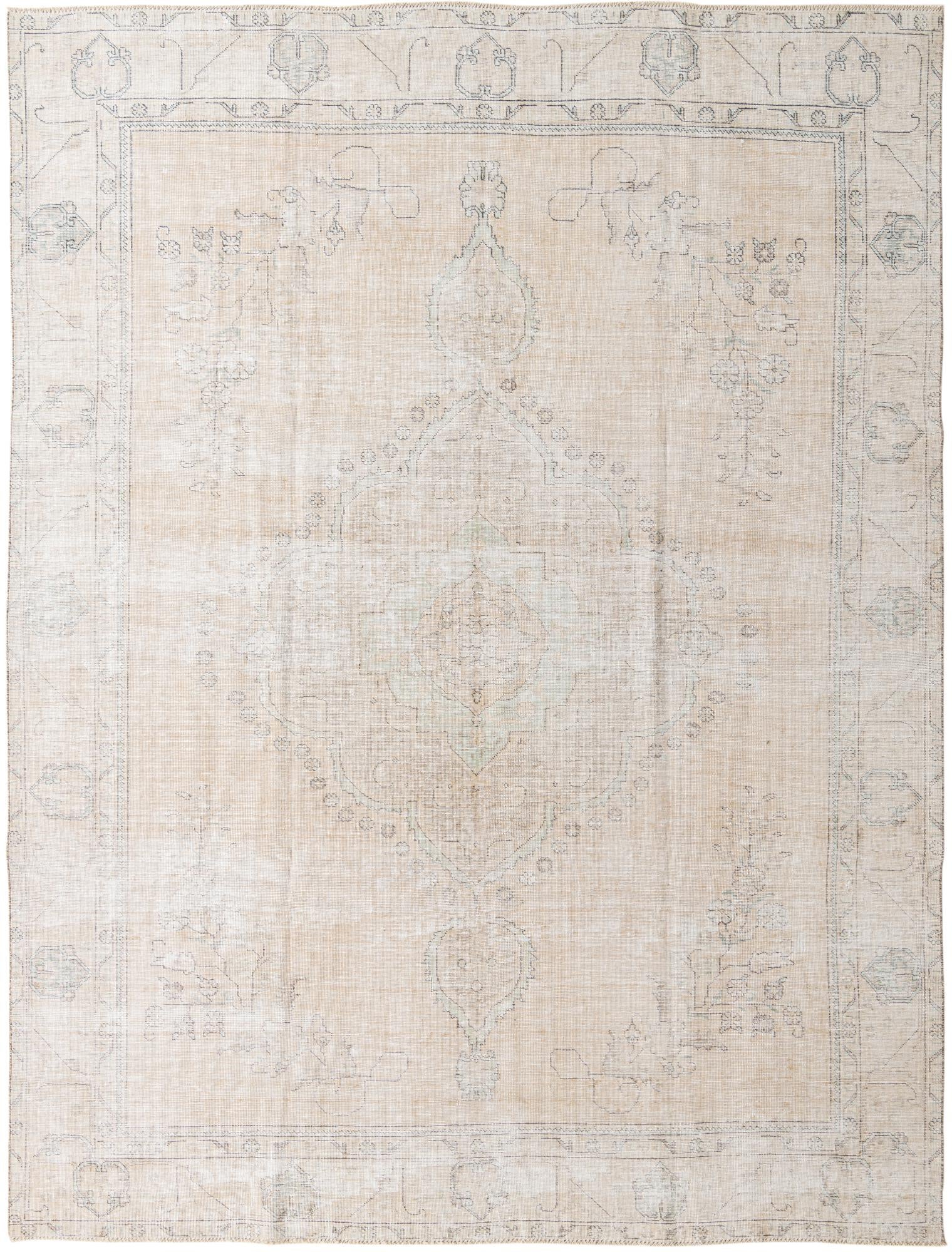 9' 2 x 12' Hand Knotted Ultra Vintage Persian Wool Rug