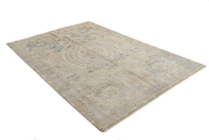 6' 3 x 9' 5 Hand Knotted Ultra Vintage Persian Wool Rug