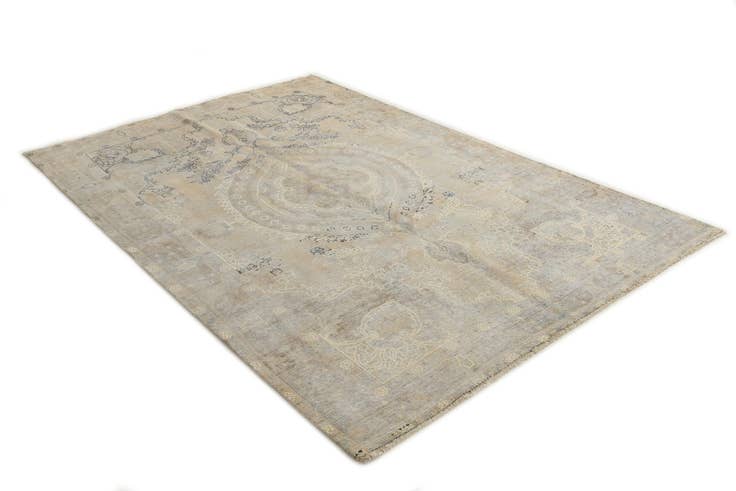Detail image of 6' 3 x 9' 5 Hand Knotted Ultra Vintage Persian Wool Rug