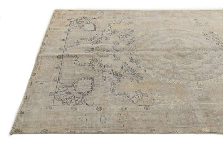 6' 3 x 9' 5 Hand Knotted Ultra Vintage Persian Wool Rug