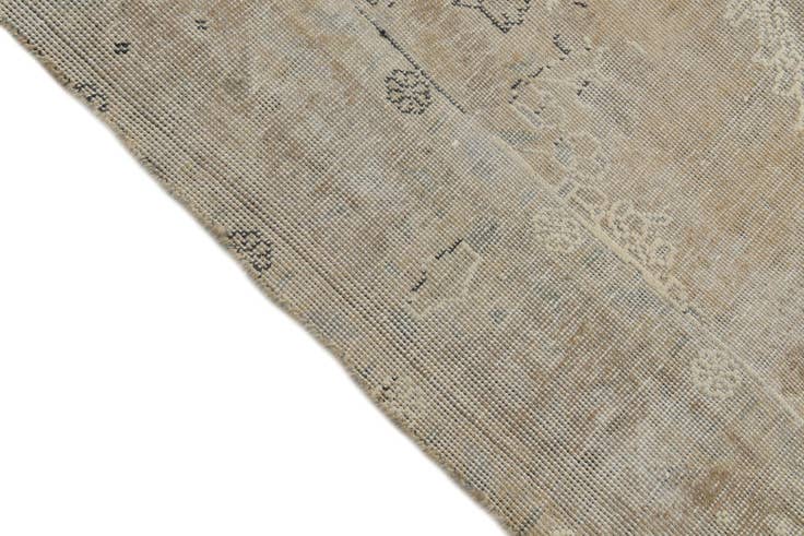 Detail image of 6' 3 x 9' 5 Hand Knotted Ultra Vintage Persian Wool Rug