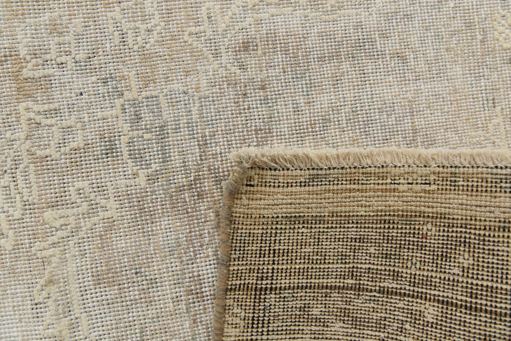 6' 3 x 9' 5 Hand Knotted Ultra Vintage Persian Wool Rug
