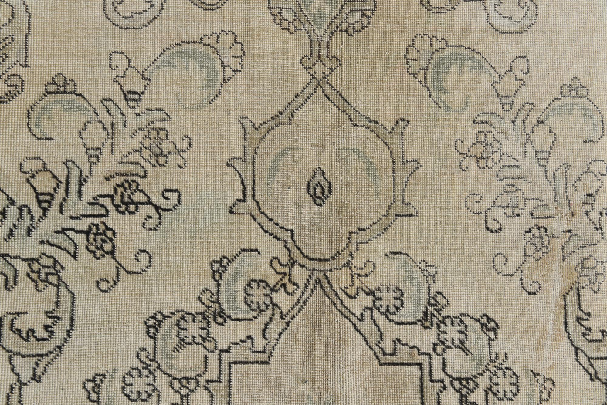 8' 8 x 12' Hand Knotted Ultra Vintage Persian Wool Rug