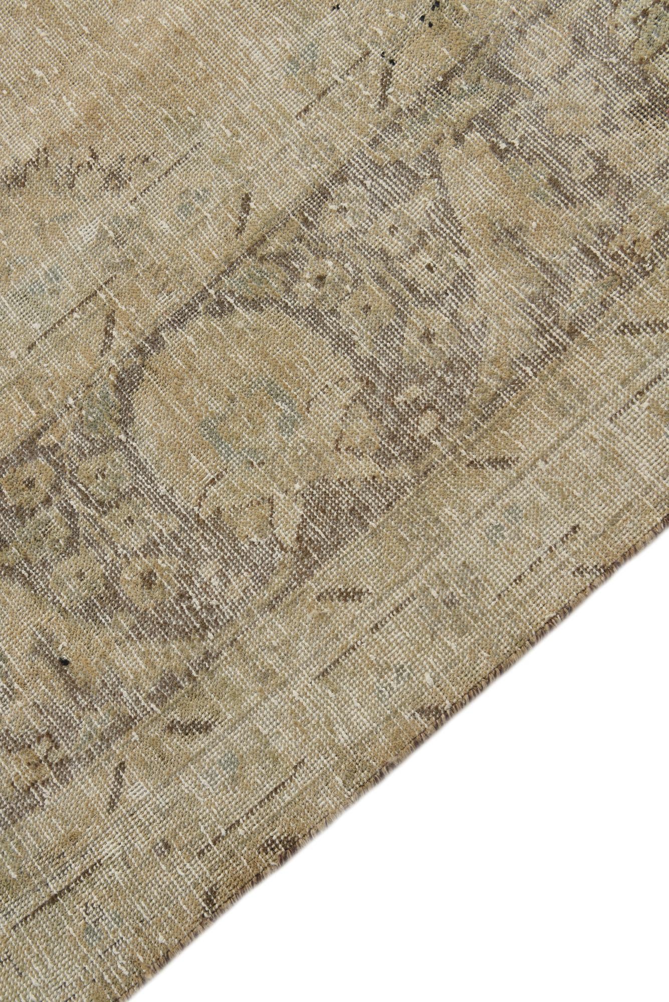 8' x 11' 1 Hand Knotted Ultra Vintage Persian Wool Rug