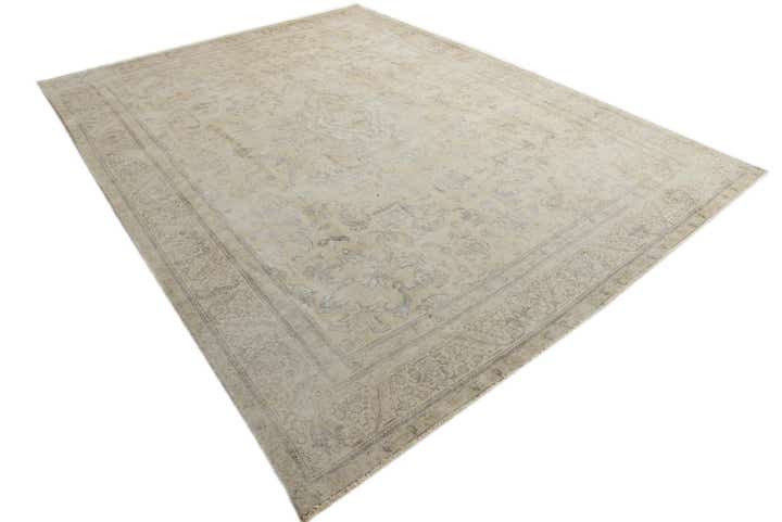 9' 9 x 13' Hand Knotted Ultra Vintage Persian Wool Rug