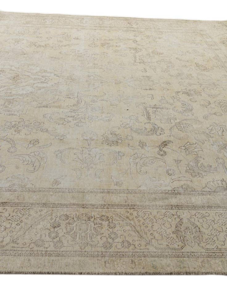 Detail image of 9' 9 x 13'  Hand Knotted Ultra Vintage Persian Wool Rug
