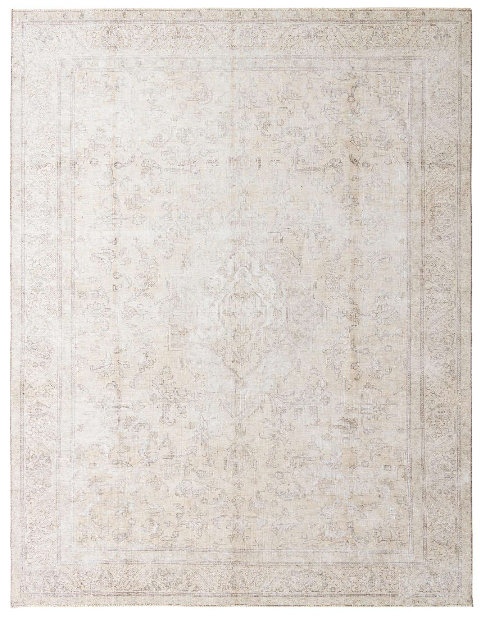 Primary image 9' 9 x 13'  Hand Knotted Ultra Vintage Persian Wool Rug