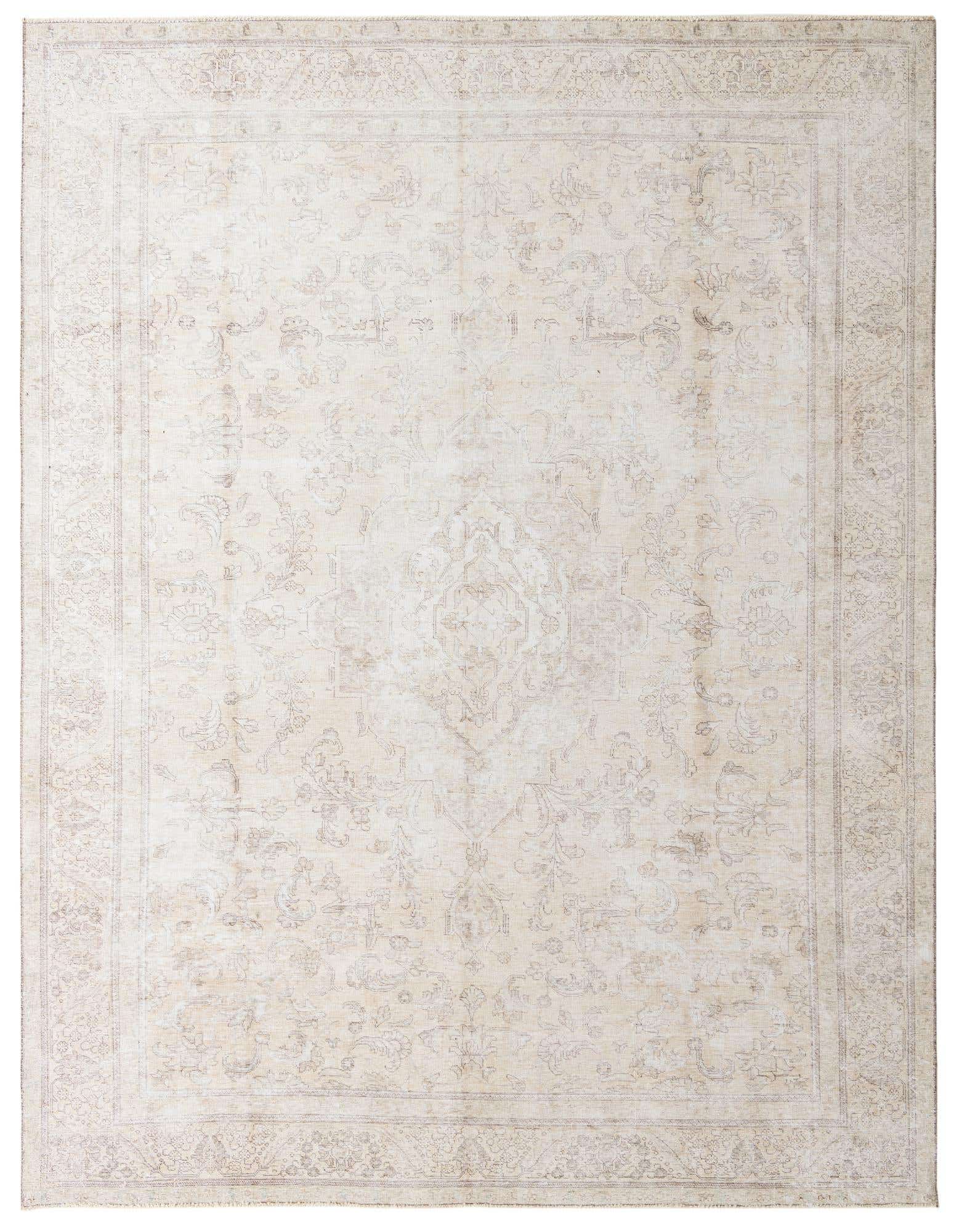 9' 9 x 13' Hand Knotted Ultra Vintage Persian Wool Rug
