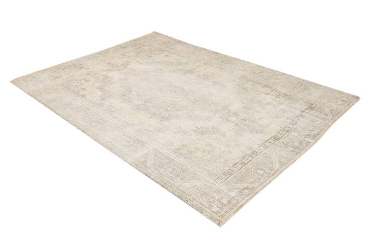 Detail image of 6' 7 x 9' 2 Hand Knotted Ultra Vintage Persian Wool Rug