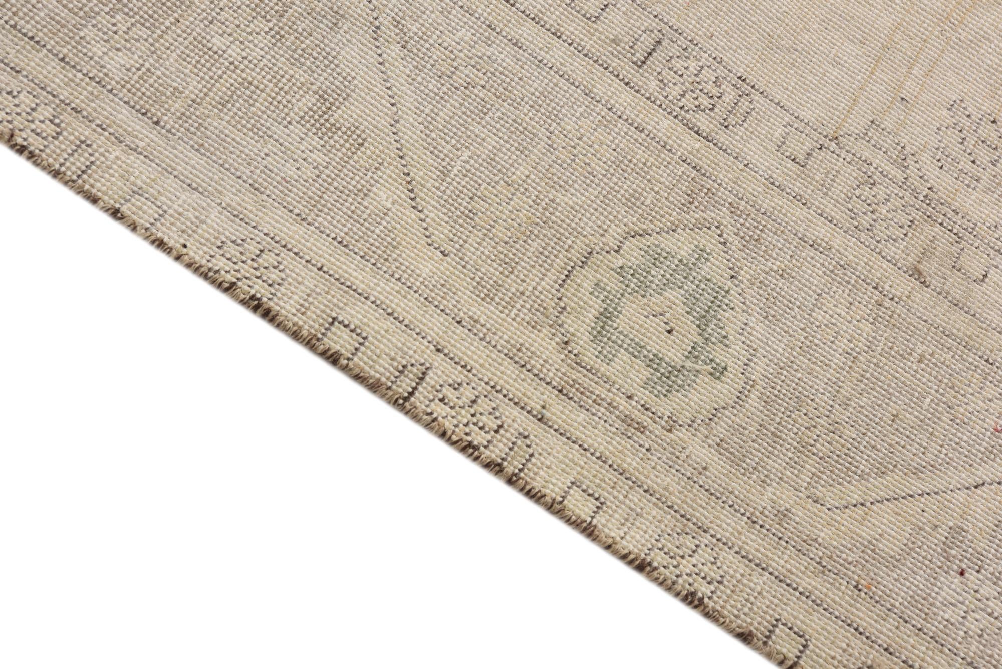 6' 7 x 9' 2 Hand Knotted Ultra Vintage Persian Wool Rug