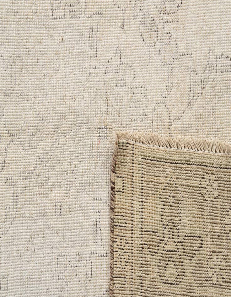 Detail image of 6' 7 x 9' 2  Hand Knotted Ultra Vintage Persian Wool Rug