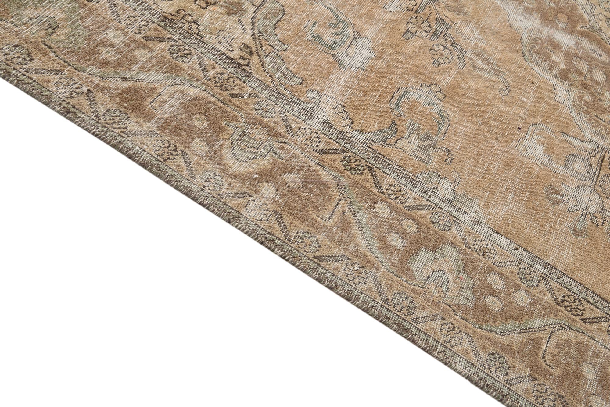 8' 2 x 10' 10 Hand Knotted Ultra Vintage Persian Wool Rug