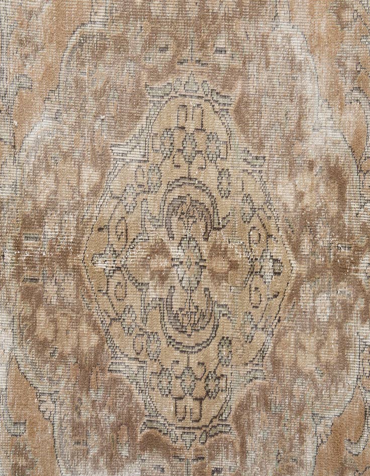 Detail image of 8' 2 x 10' 10  Hand Knotted Ultra Vintage Persian Wool Rug