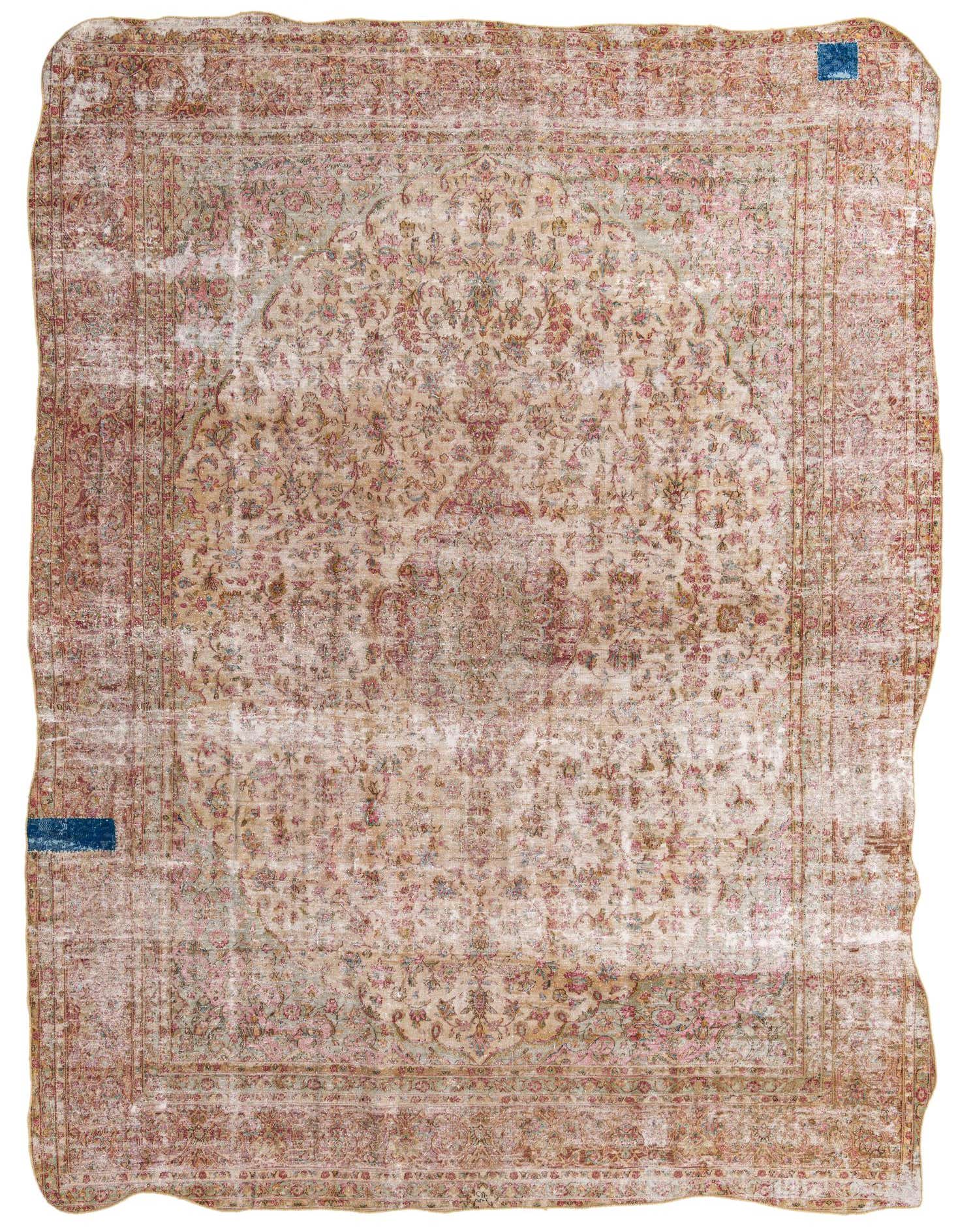 Primary image 9' 8 x 13' 3  Hand Knotted Ultra Vintage Persian Wool Rug