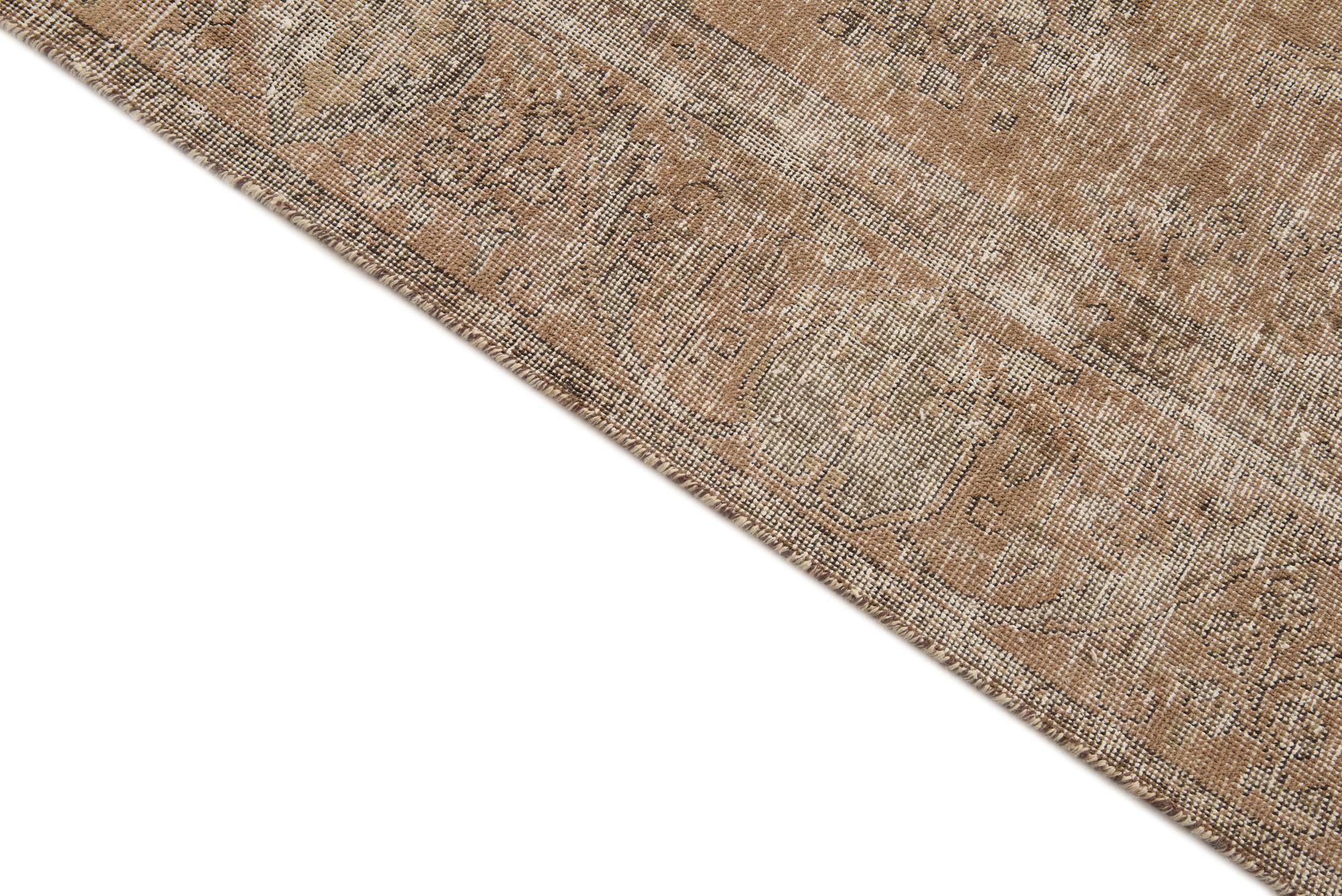 8' 10 x 12' 7 Hand Knotted Ultra Vintage Persian Wool Rug