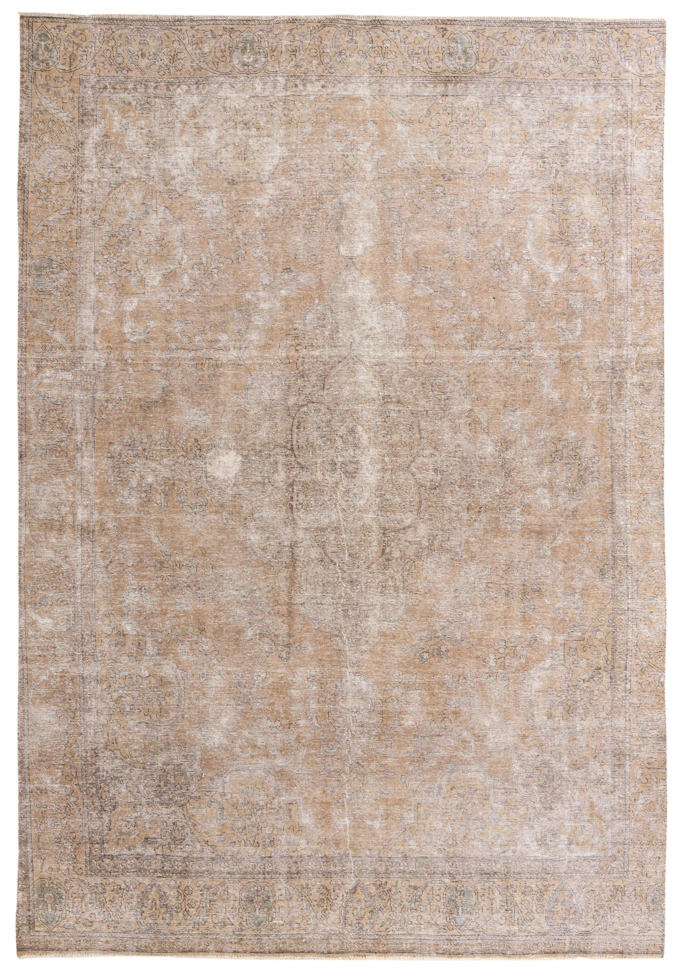 8' 10 x 12' 7 Hand Knotted Ultra Vintage Persian Wool Rug