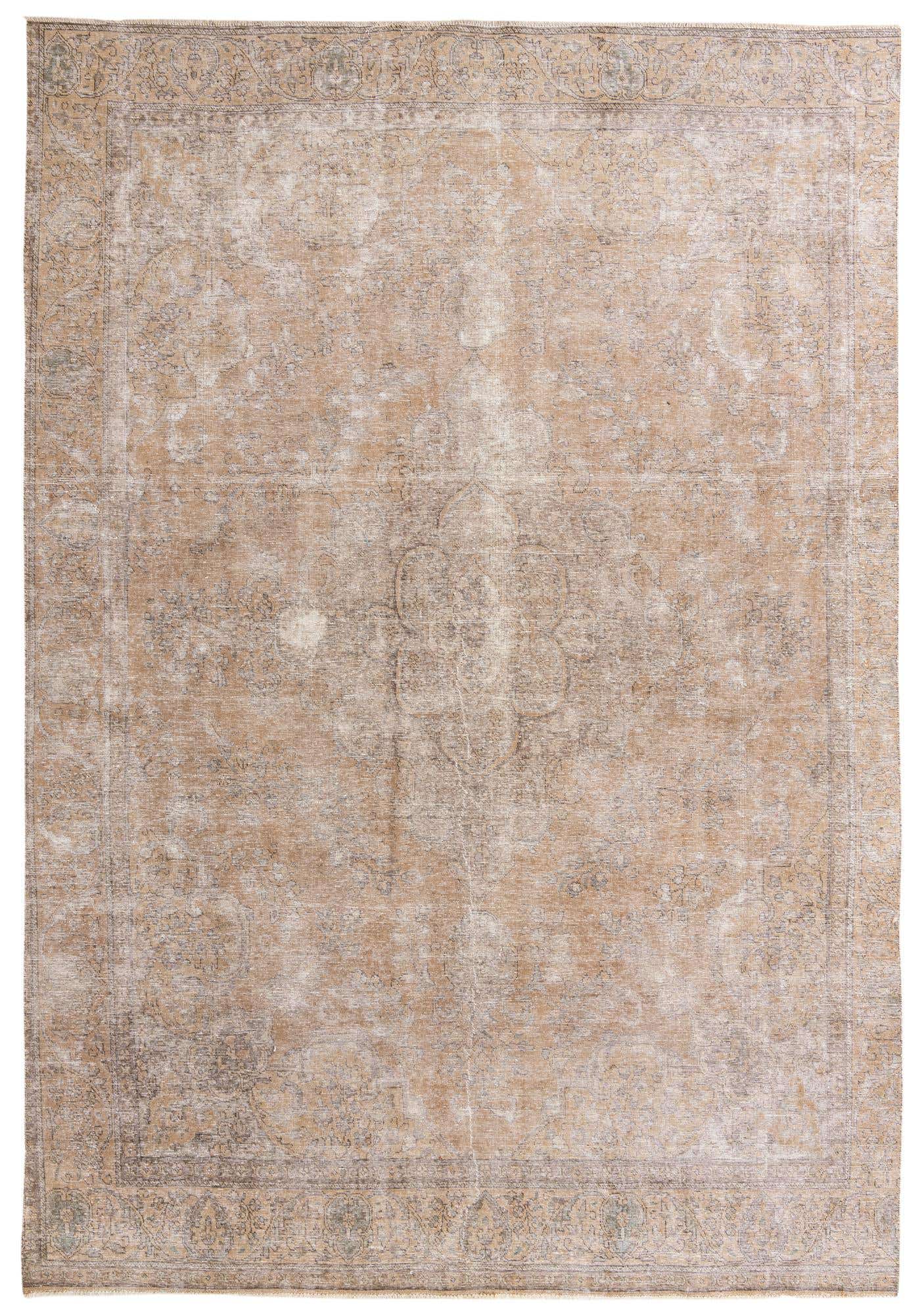 8' 10 x 12' 7 Hand Knotted Ultra Vintage Persian Wool Rug