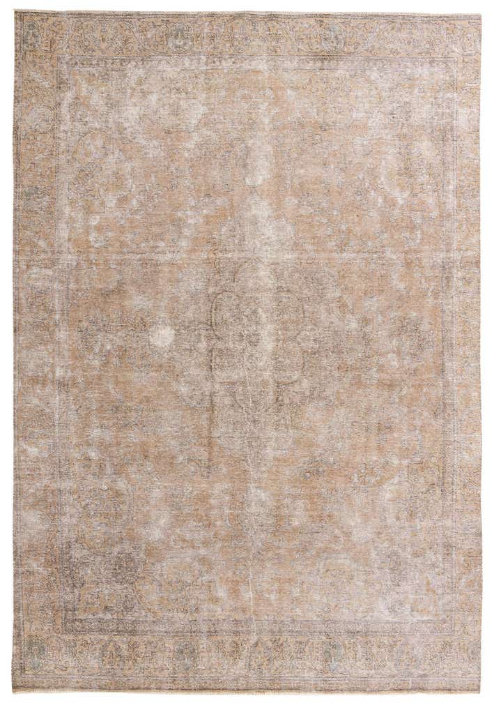 8' 10 x 12' 7 Hand Knotted Ultra Vintage Persian Wool Rug