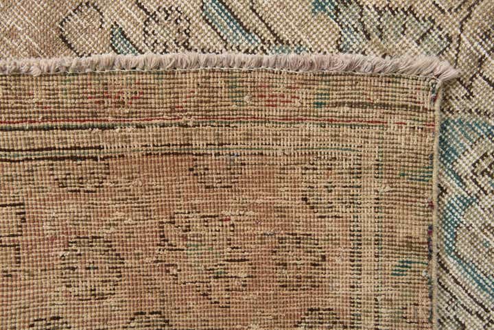 9' 5 x 12' 5 Hand Knotted Ultra Vintage Persian Wool Rug