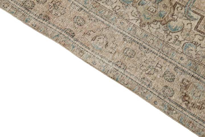 9' 5 x 12' 5 Hand Knotted Ultra Vintage Persian Wool Rug