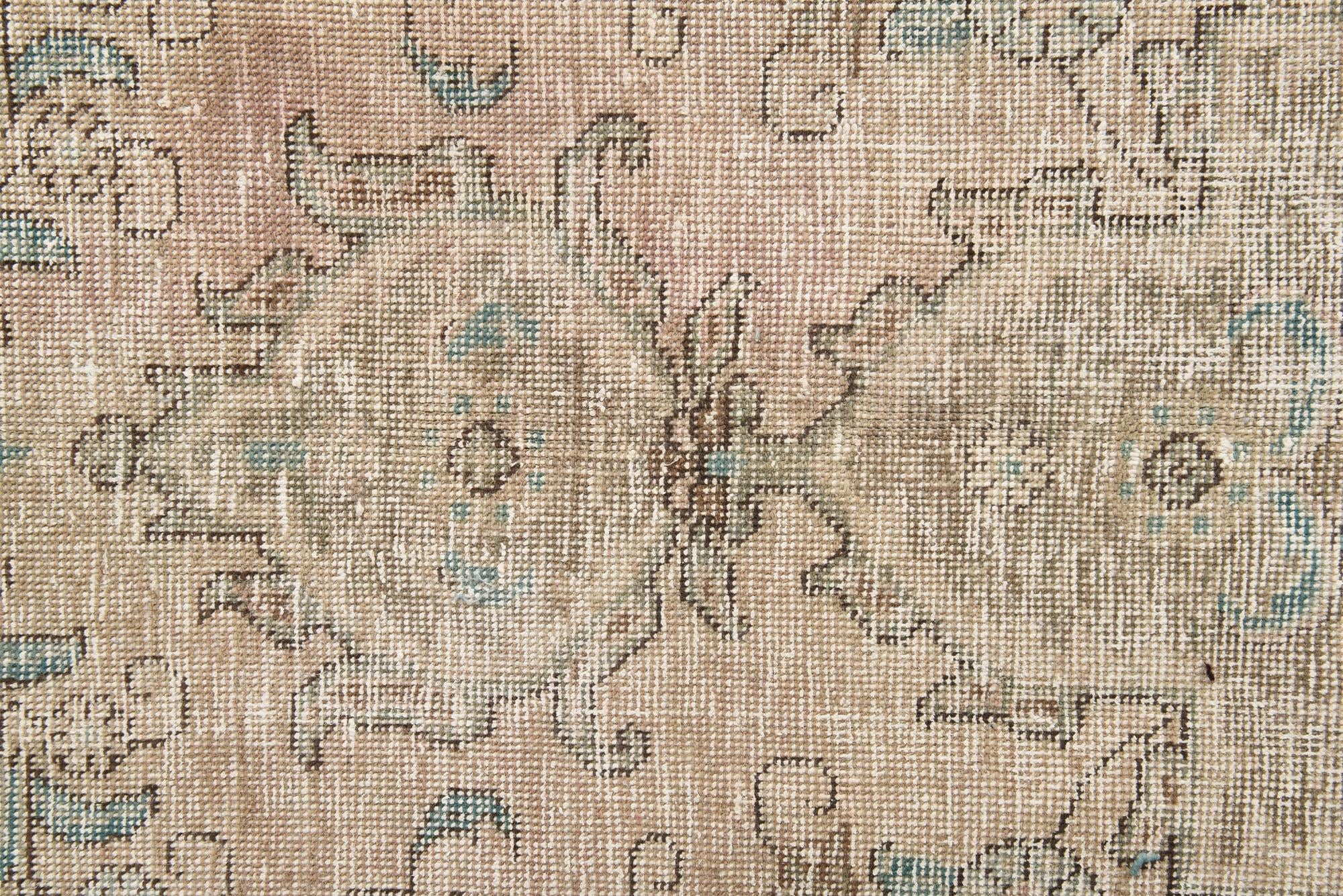 9' 5 x 12' 5 Hand Knotted Ultra Vintage Persian Wool Rug