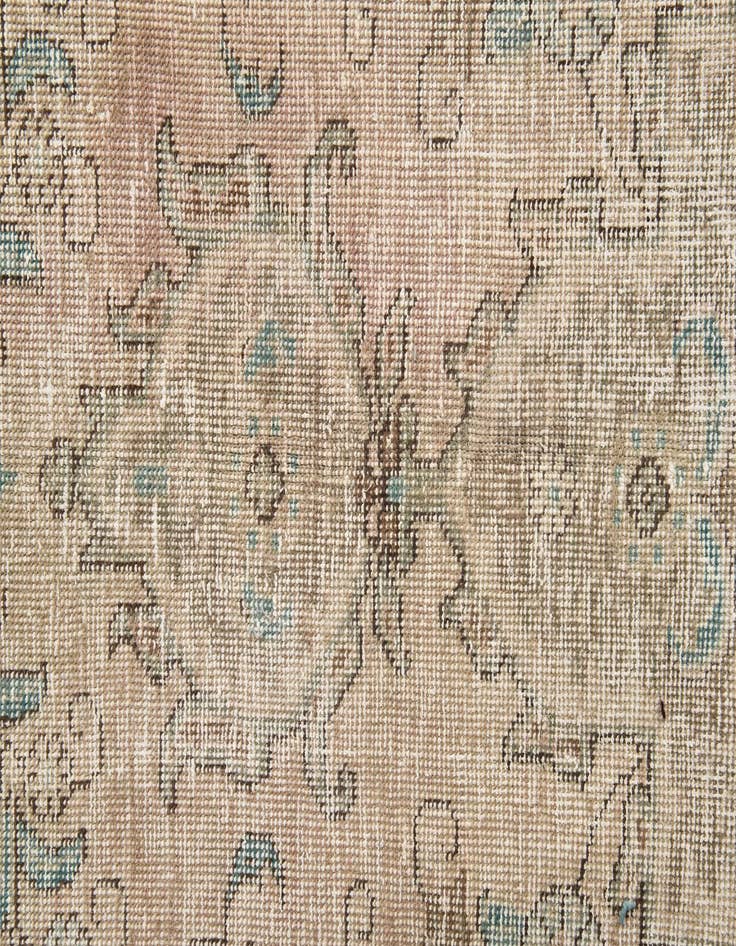 Detail image of 9' 5 x 12' 5  Hand Knotted Ultra Vintage Persian Wool Rug