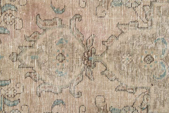 9' 5 x 12' 5 Hand Knotted Ultra Vintage Persian Wool Rug