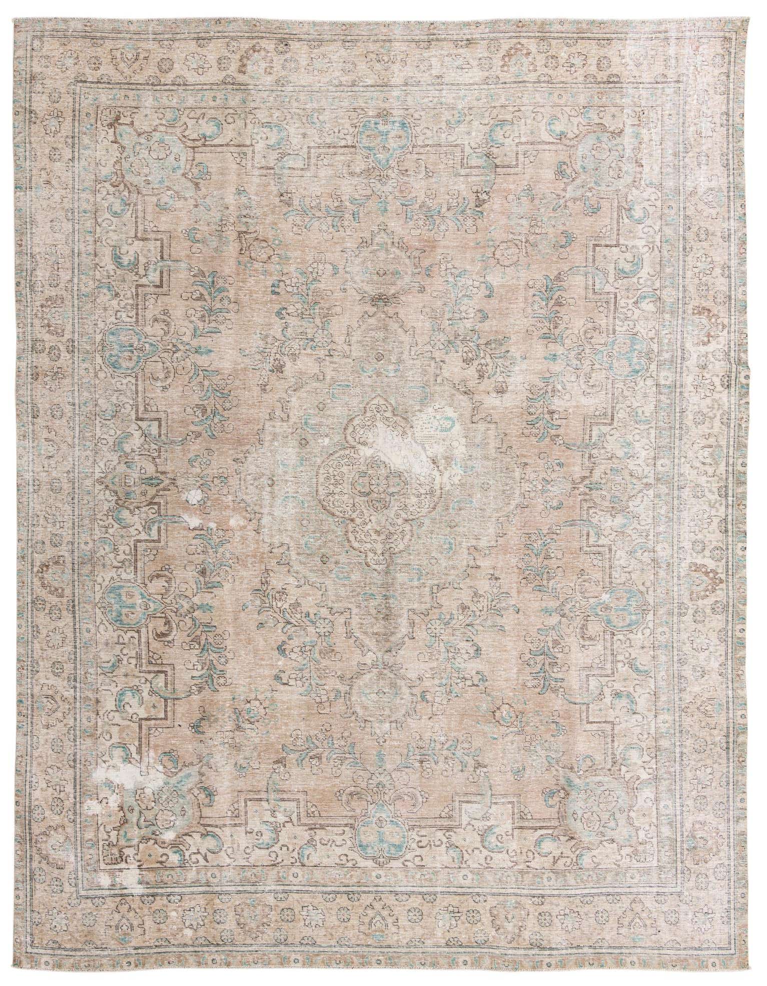 Primary image 9' 5 x 12' 5  Hand Knotted Ultra Vintage Persian Wool Rug