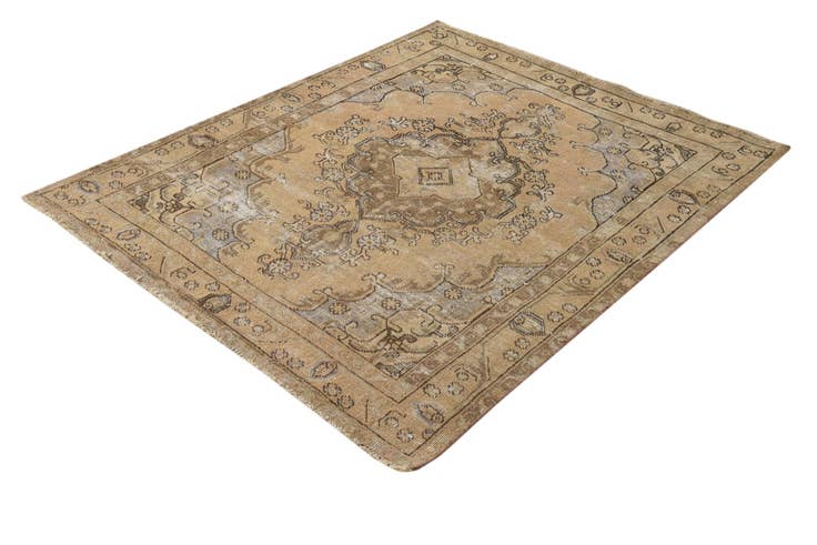 Detail image of 4' 6 x 5' 8 Hand Knotted Ultra Vintage Persian Wool Rug
