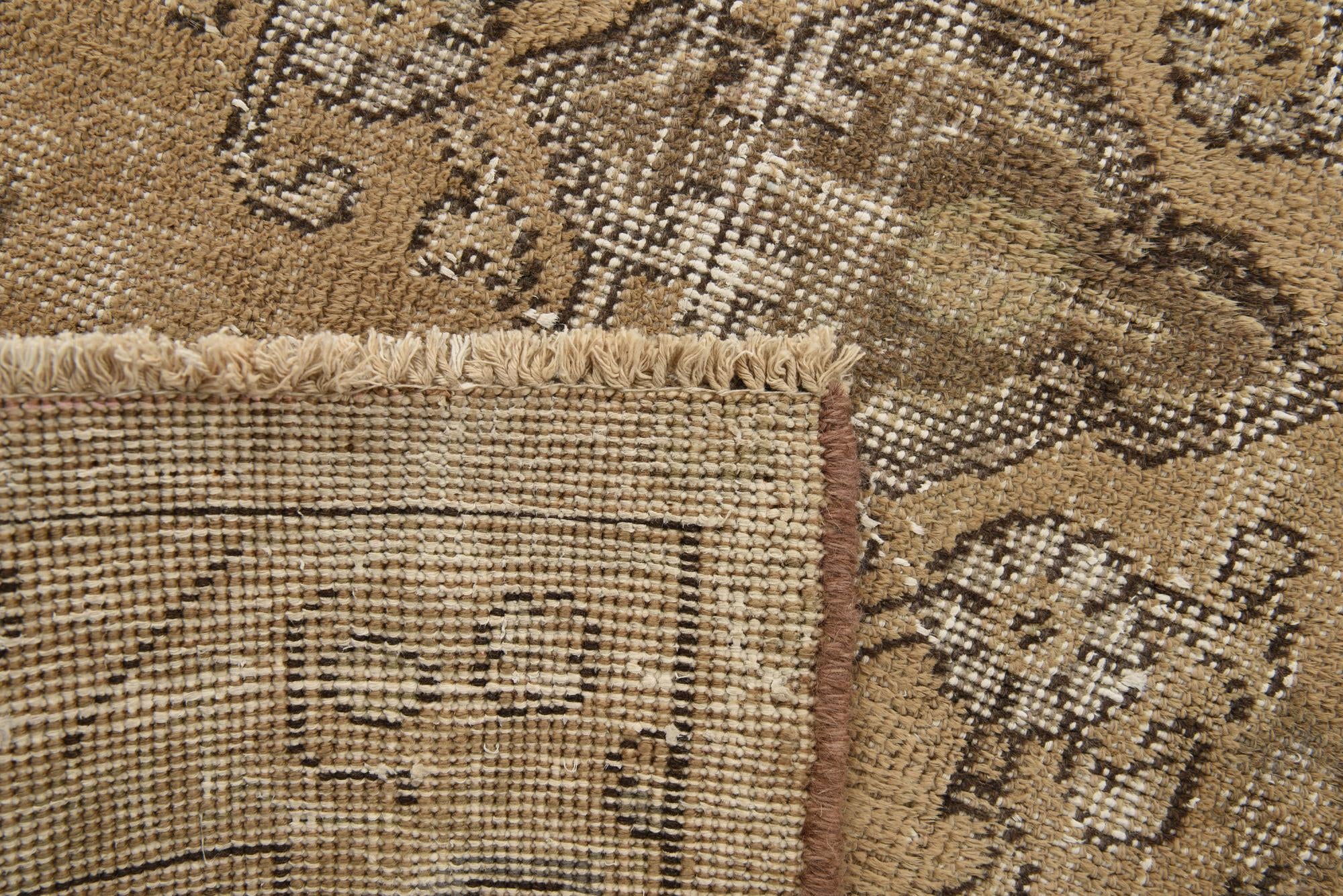 135cm x 175cm Hand Knotted Ultra Vintage Persian Wool Rug