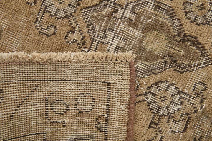 4' 6 x 5' 8 Hand Knotted Ultra Vintage Persian Wool Rug