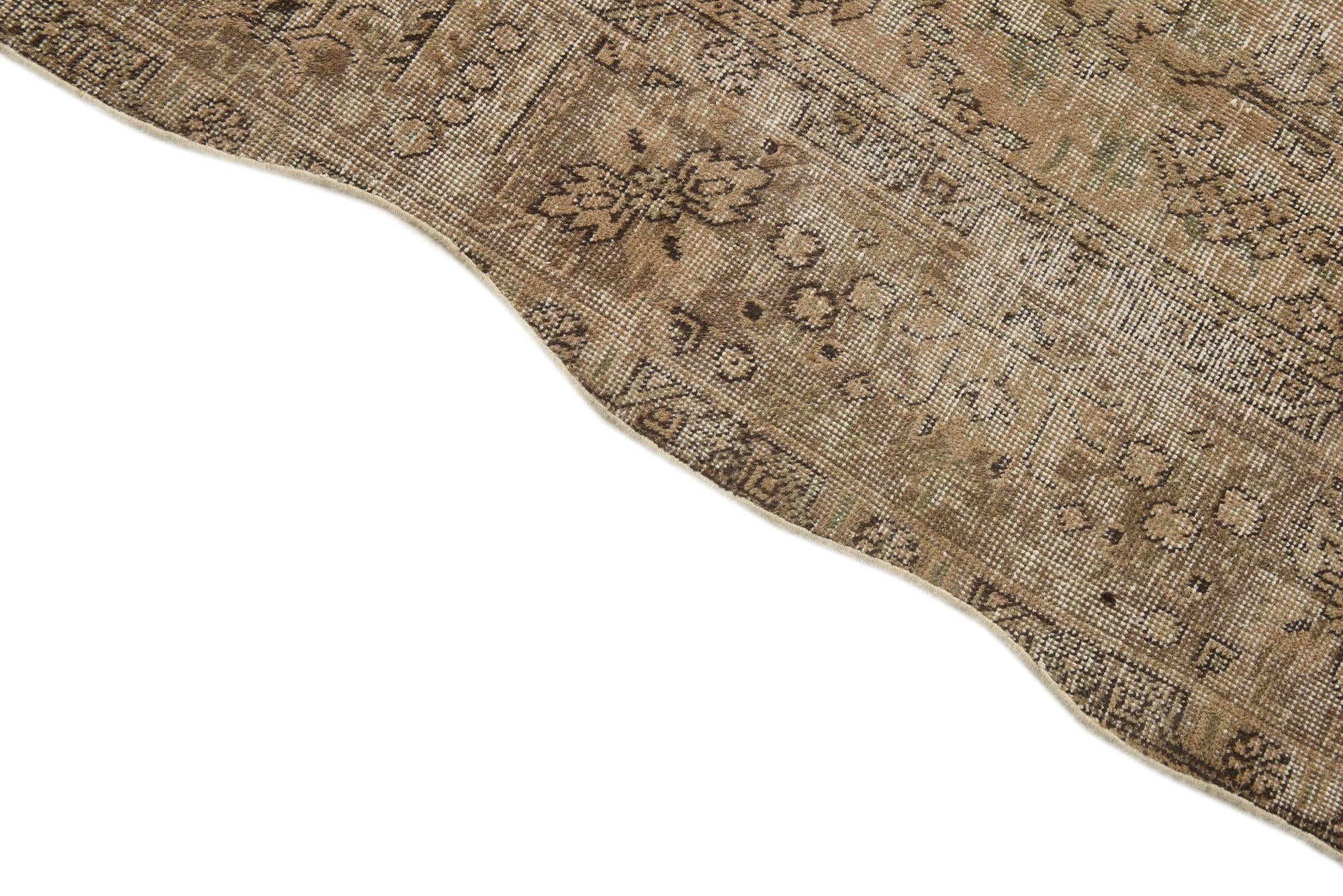 7' 10 x 11' Hand Knotted Ultra Vintage Persian Wool Rug