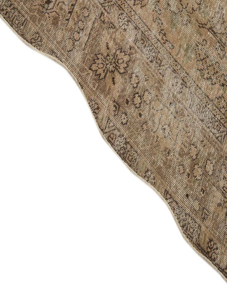 Detail image of 7' 10 x 11'  Hand Knotted Ultra Vintage Persian Wool Rug